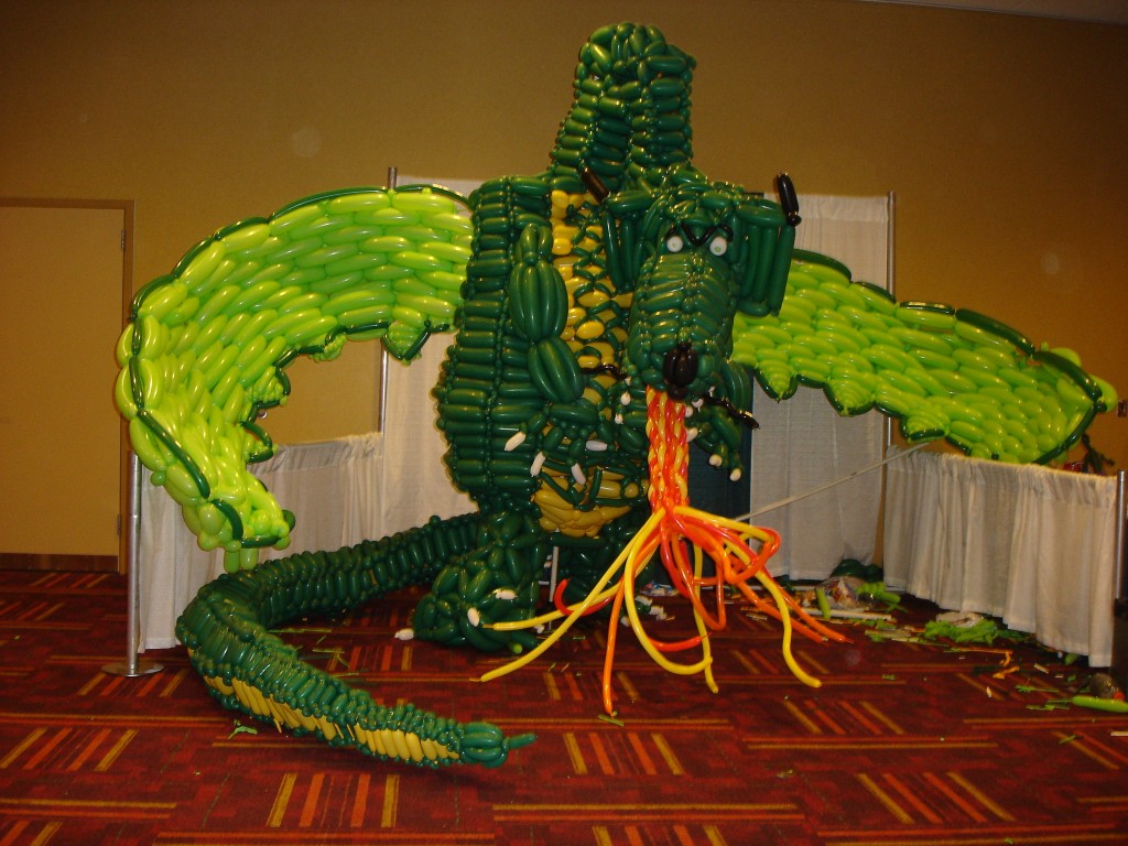 Balloon Dragon for Charity