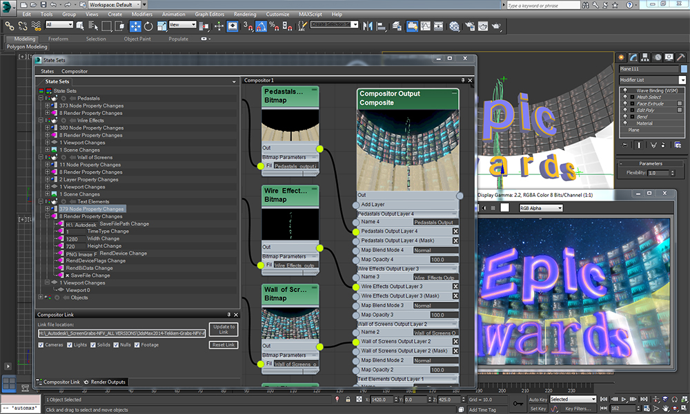 State Sets will be beneficial to a motion graphic production that wants to bring 3ds Max's toolset into their pipeline. State Sets will be beneficial to a motion graphic production that wants to bring 3ds Max's toolset into their pipeline.