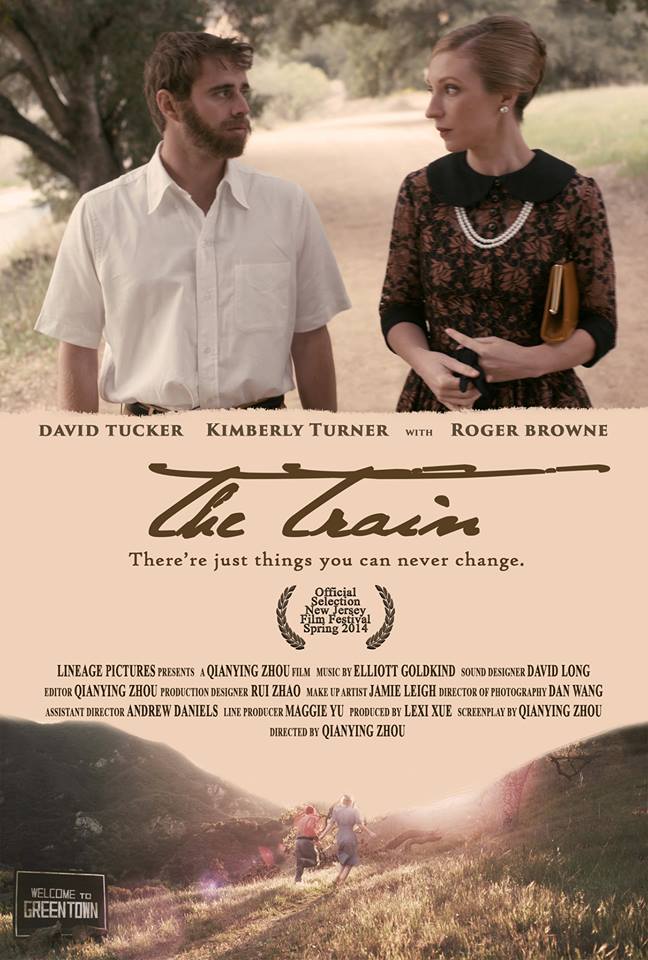 Festival poster of The Train, a short directed by Qianying Zhou.