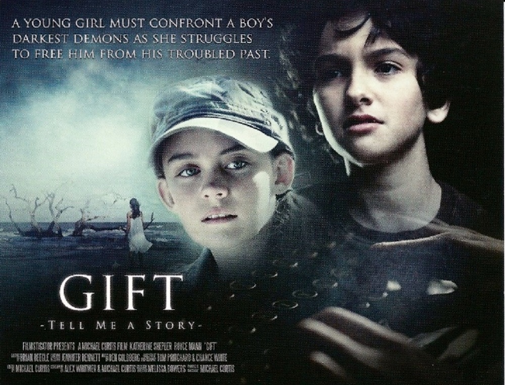 Promo card of Gift, directed and produced by Michael Curtis. This is Curtis’s first film short, and will be the subject of a future MFM article.
