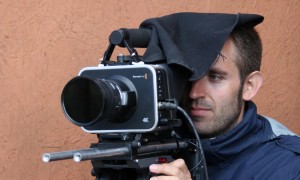 Shooting on my Sigma 50mm f1.4 from under my signature Stealth Cloth, to keep sunlight off the Blackmagic’s screen Shooting on my Sigma 50mm f1.4 from under my signature Stealth Cloth, to keep sunlight off the Blackmagic’s screen