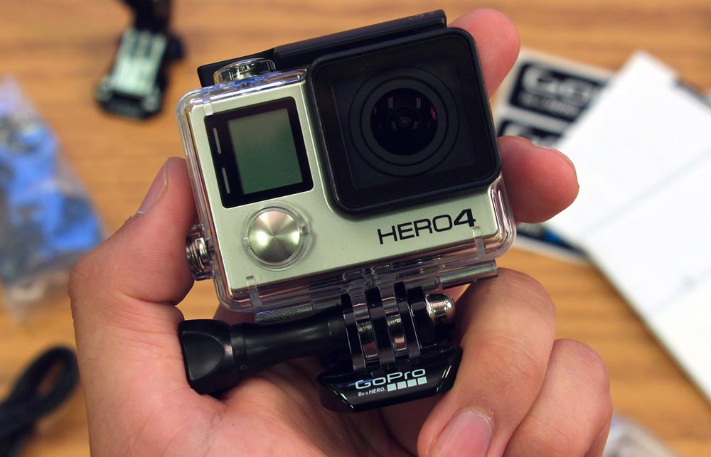 The GoPro Hero4 Black Action Camera
